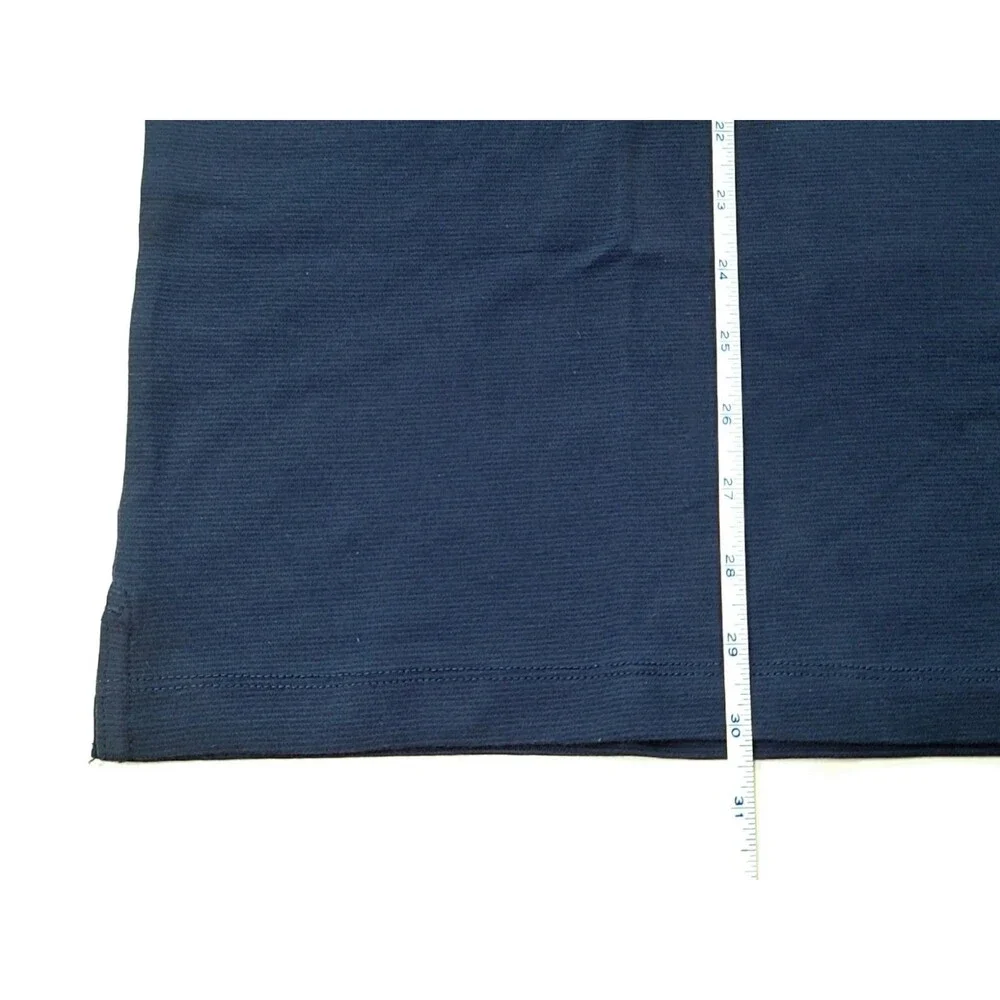 Banana Republic Men's XL Luxe Touch Performance Tee 100% Cotton Dark Blue Knit